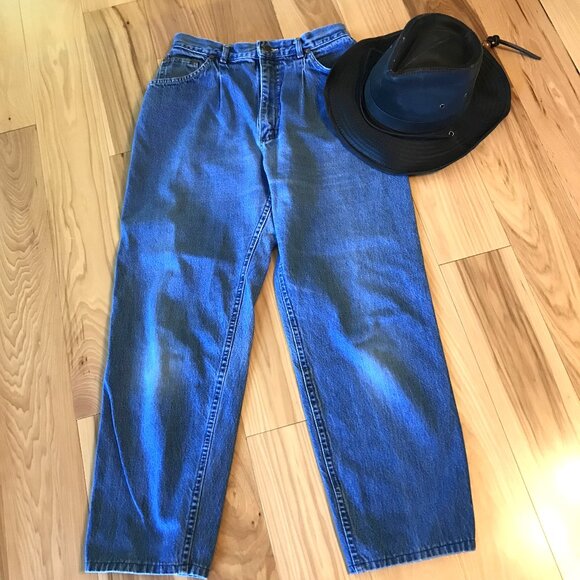 Riders by Lee Pleated High-Waisted Jeans, Vintage 80s, Size 13 - Picture 12 of 13